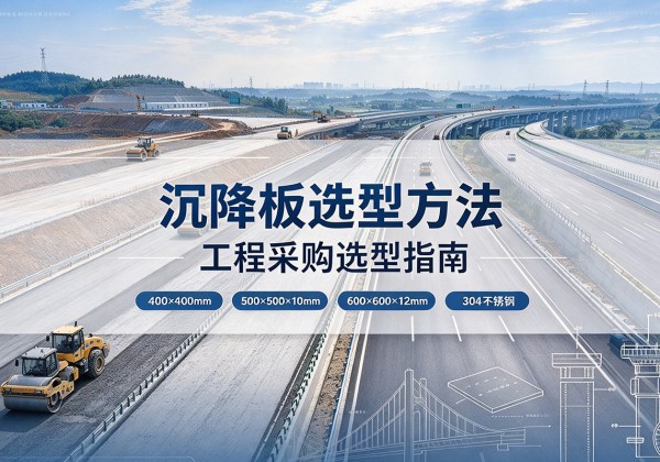 龙山沉降板选择方法
